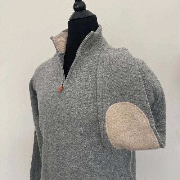 Hugo Boss Half Zip Wool Sweater - Picture 1 of 7